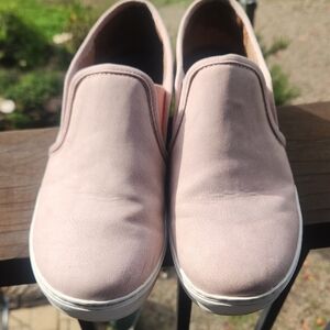 Nurse Mates Pink Slip-On Sneakers